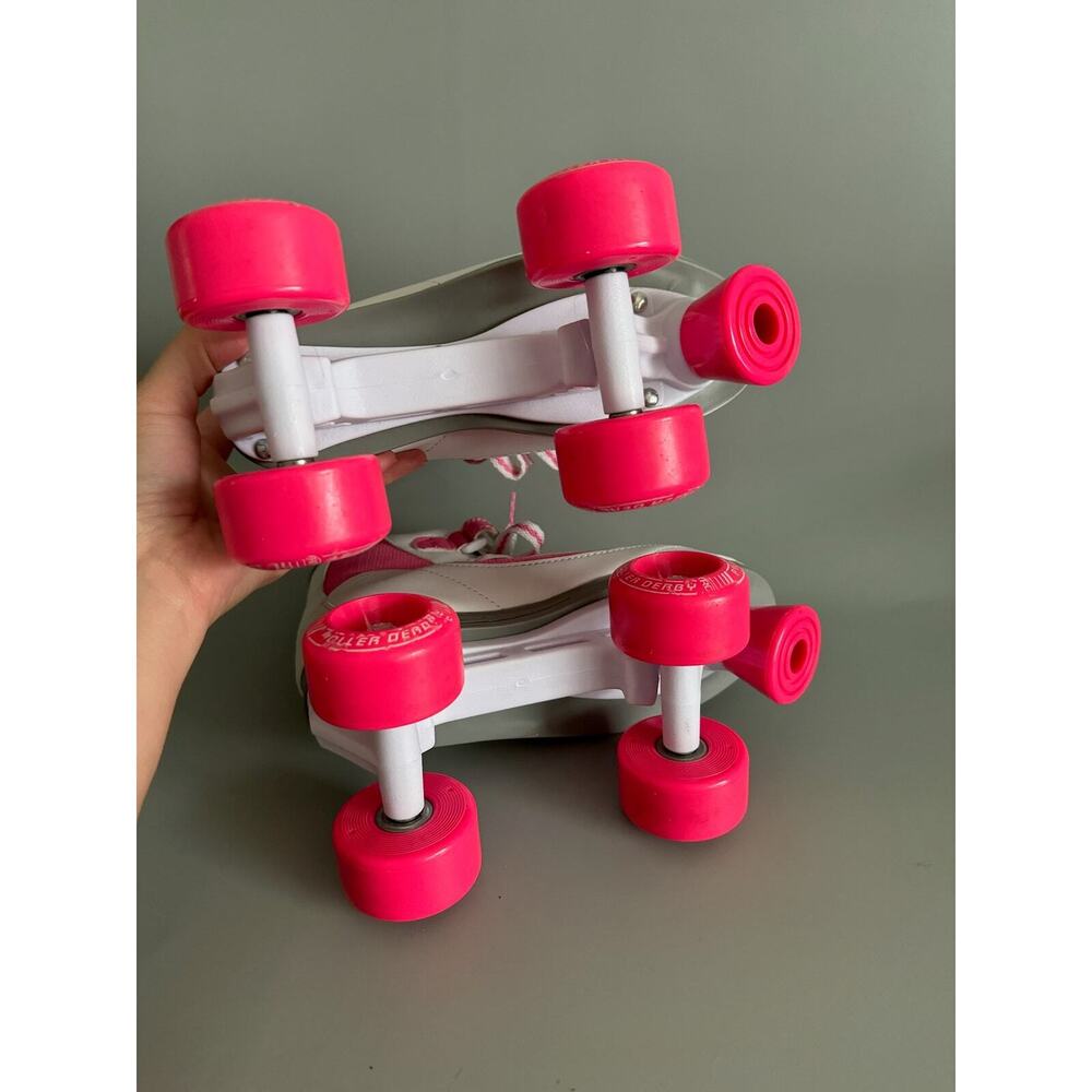 Firestar Roller Skates Girls Size 3 White and Pink - EUC - Picture 8 of 8